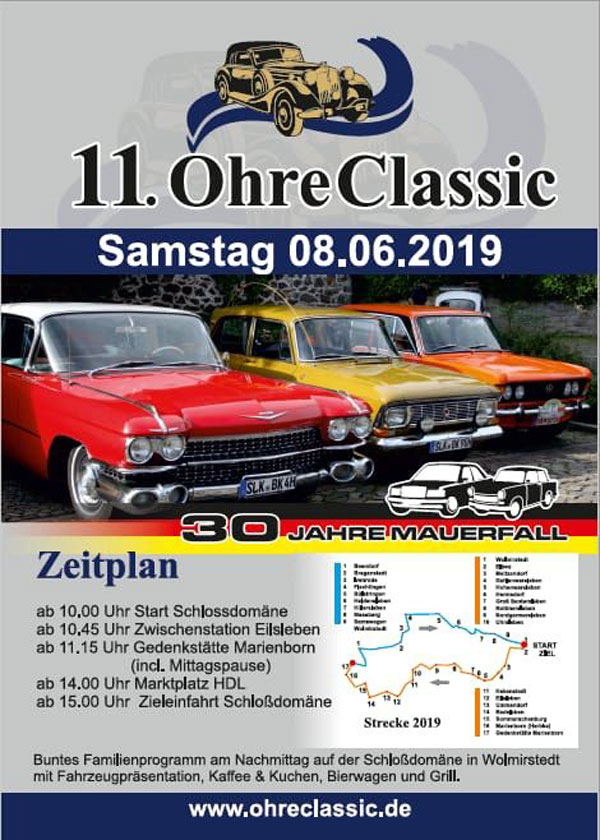 11. OhreClassic 2019 - Zeitplan
